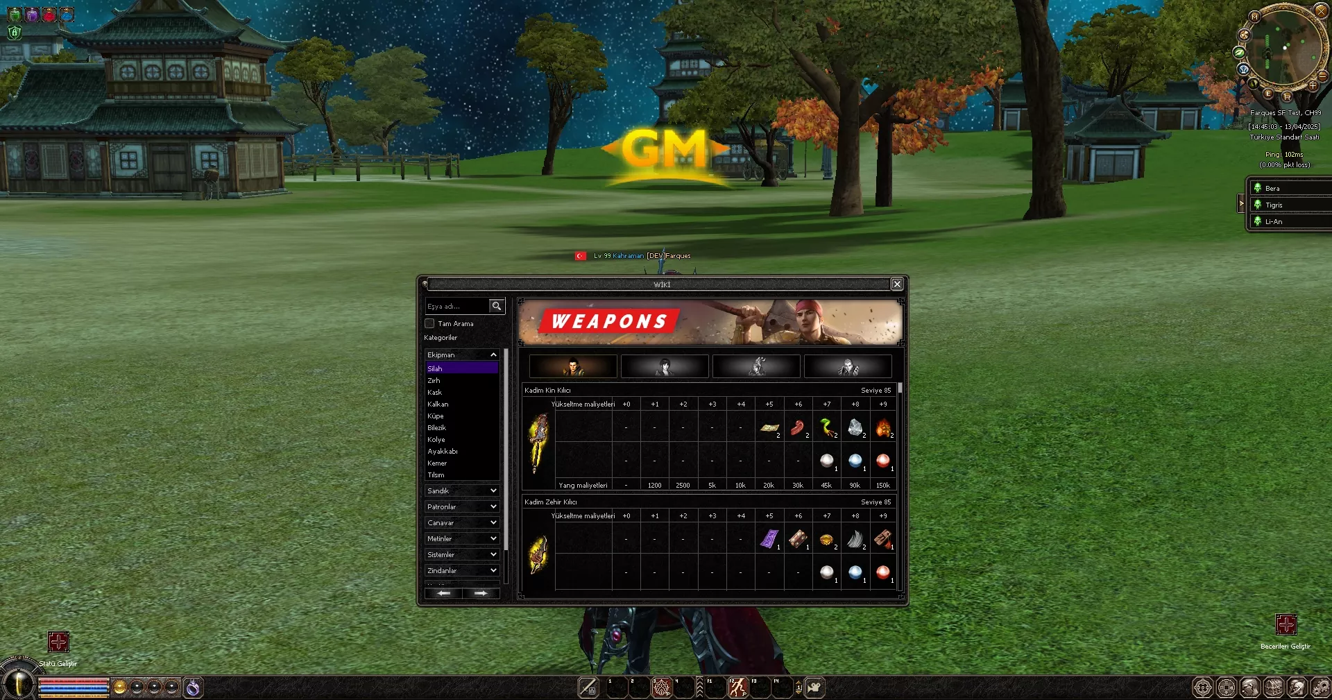 Orta Emek Server Files